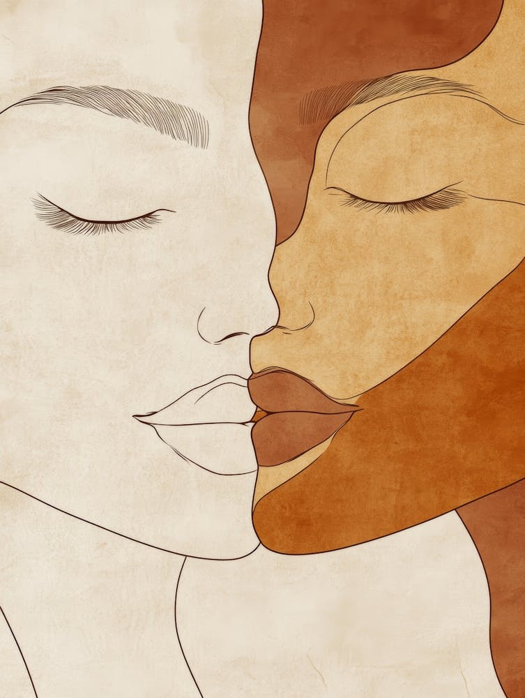 Portrait Of Two Women 6