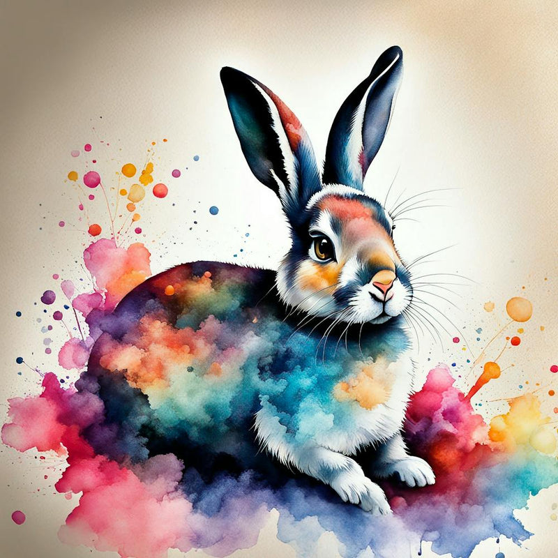 Watercolor Bunny