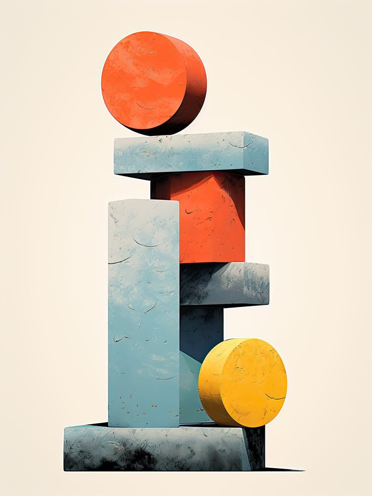 Abstract Sculpture, Stones Art