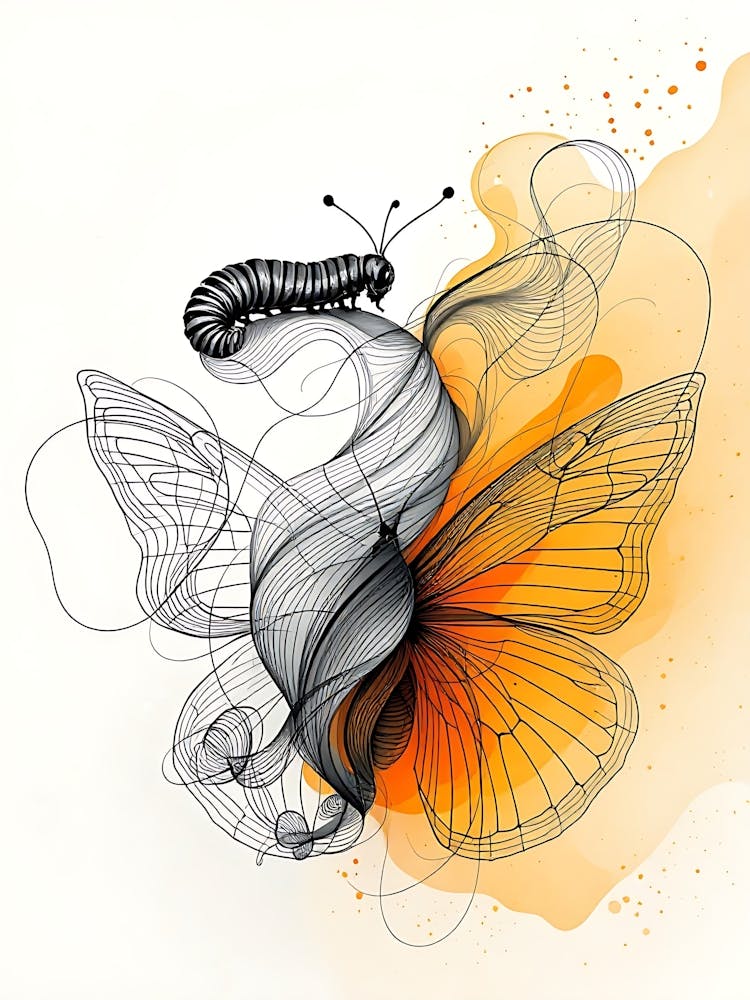 Metamorphosis Of Butterfly