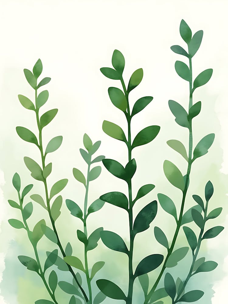 Light Plant Linework For Modern Decor