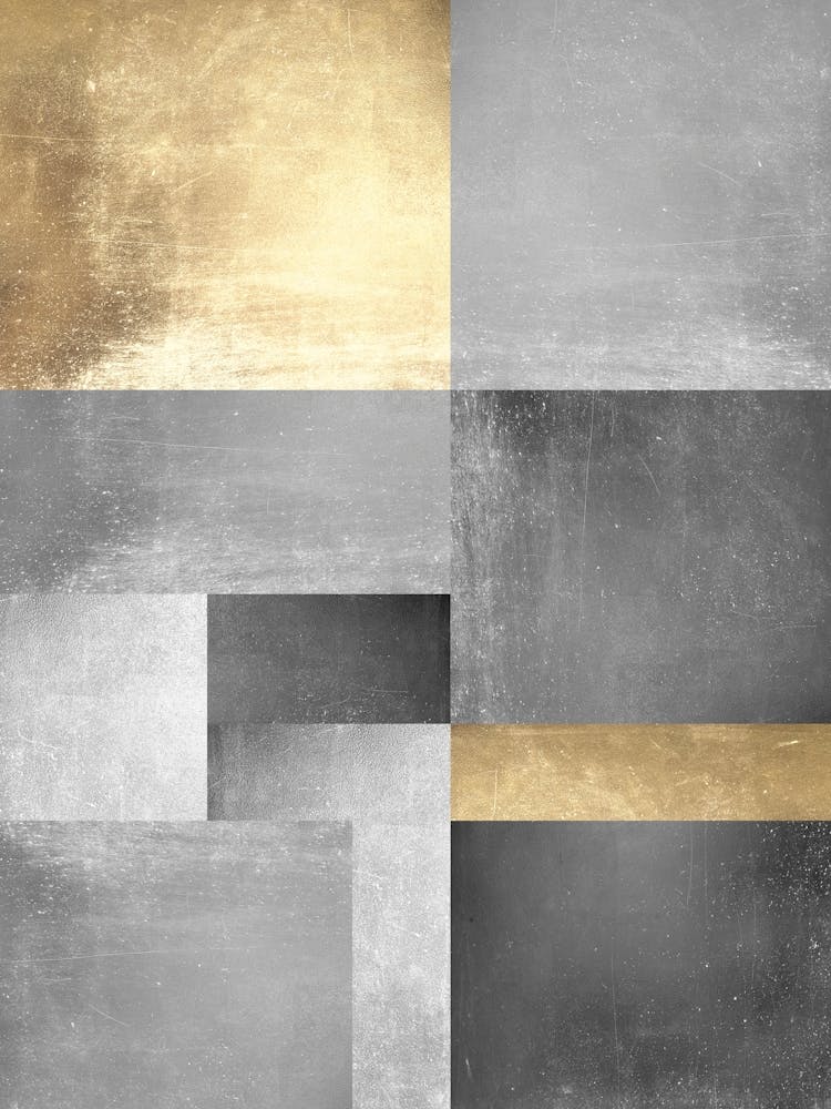 Metal and gold geometry 8