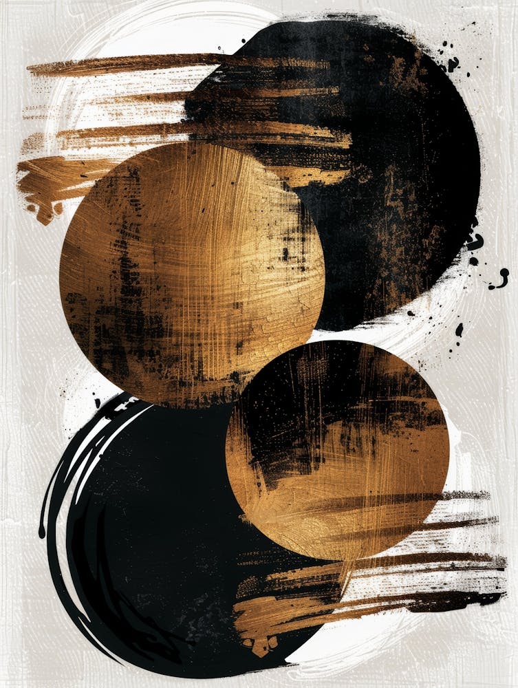 Abstract Circles Canvas Print 23