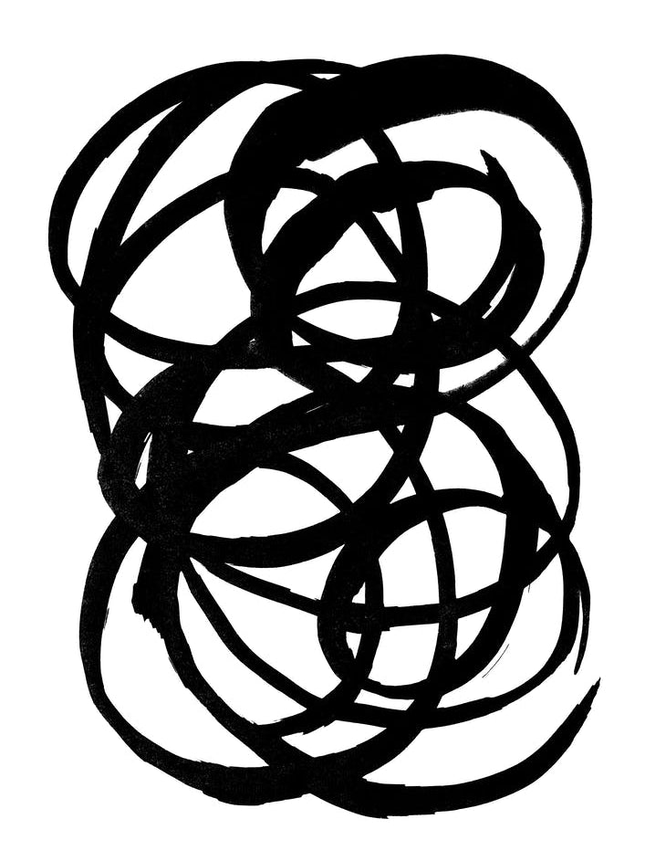 Ink Scribble 1 Black