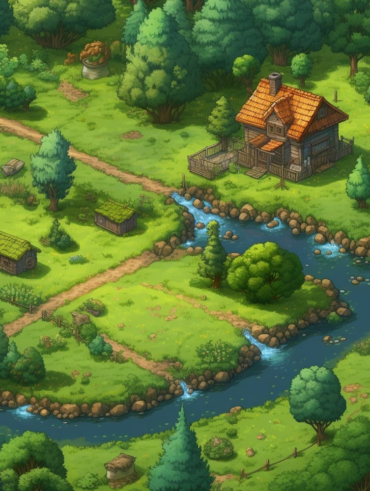Countryside Pixel Art 4
