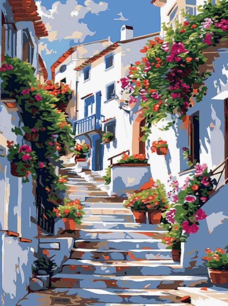 Street Scene Painting