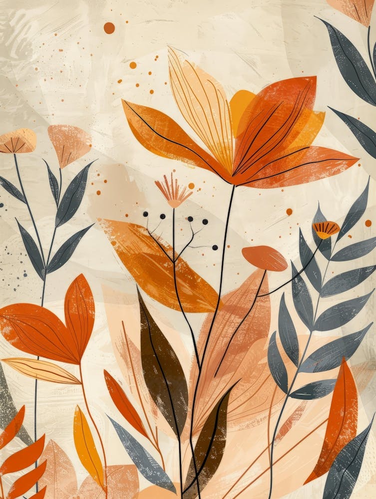 Abstract Floral Painting 12