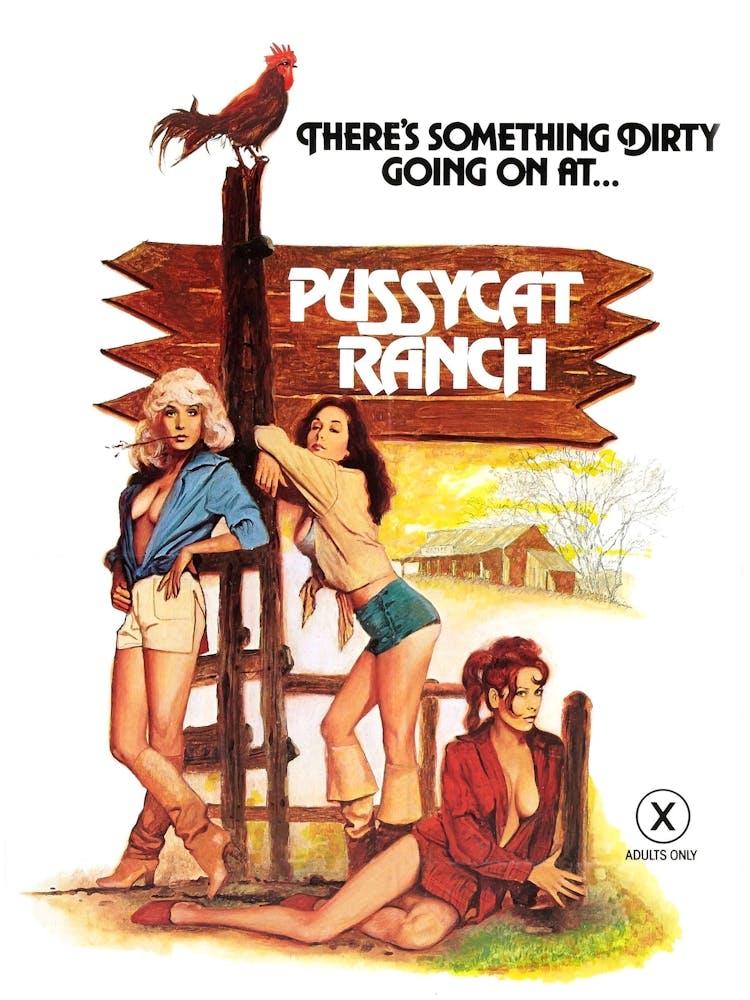 Pussycat Ranch, Erotic Movie Poster