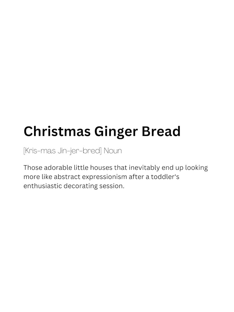 Christmas Ginger Bread Definition Meaning