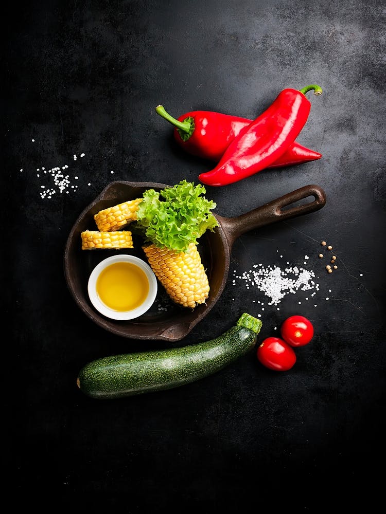 Vegetables — Food kitchen poster/blackboard, photo art