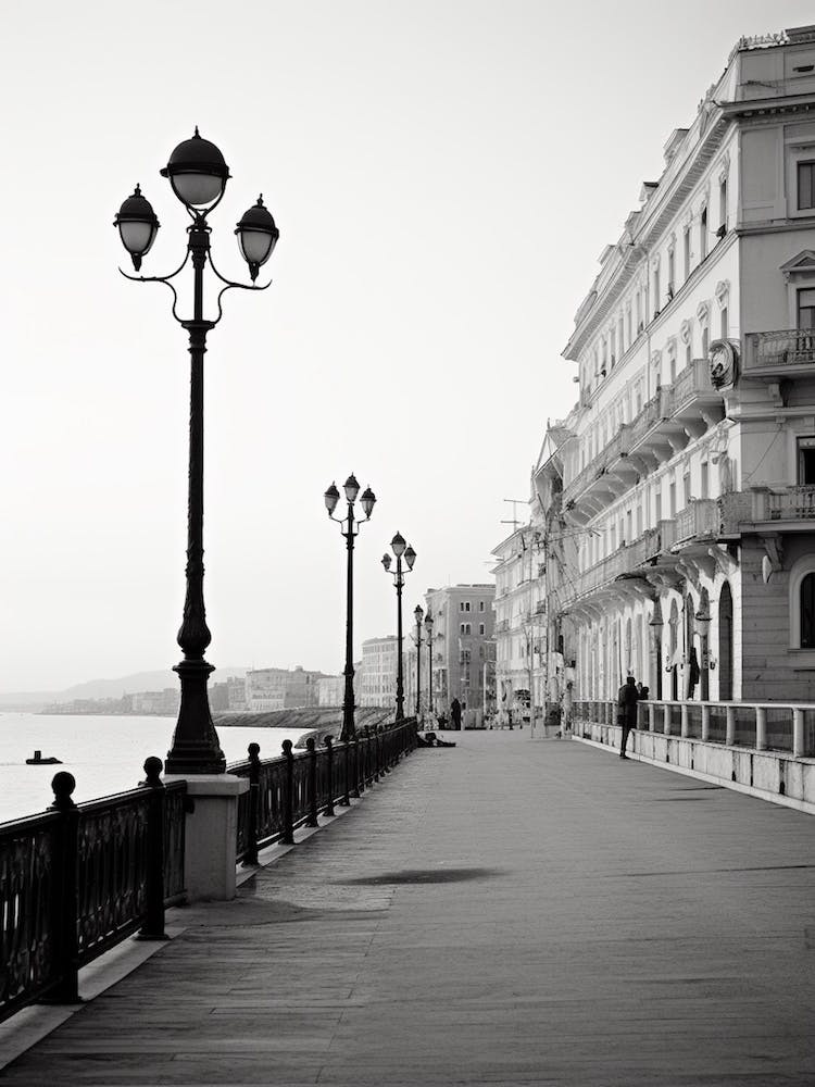 Trieste, Italy,  Black And White Analogue Photography  4