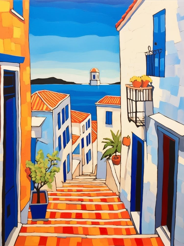 Zadar Croatia 3 Fauvist Painting