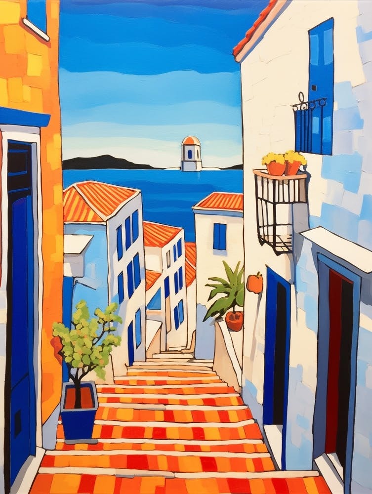 Zadar Croatia 3 Fauvist Painting