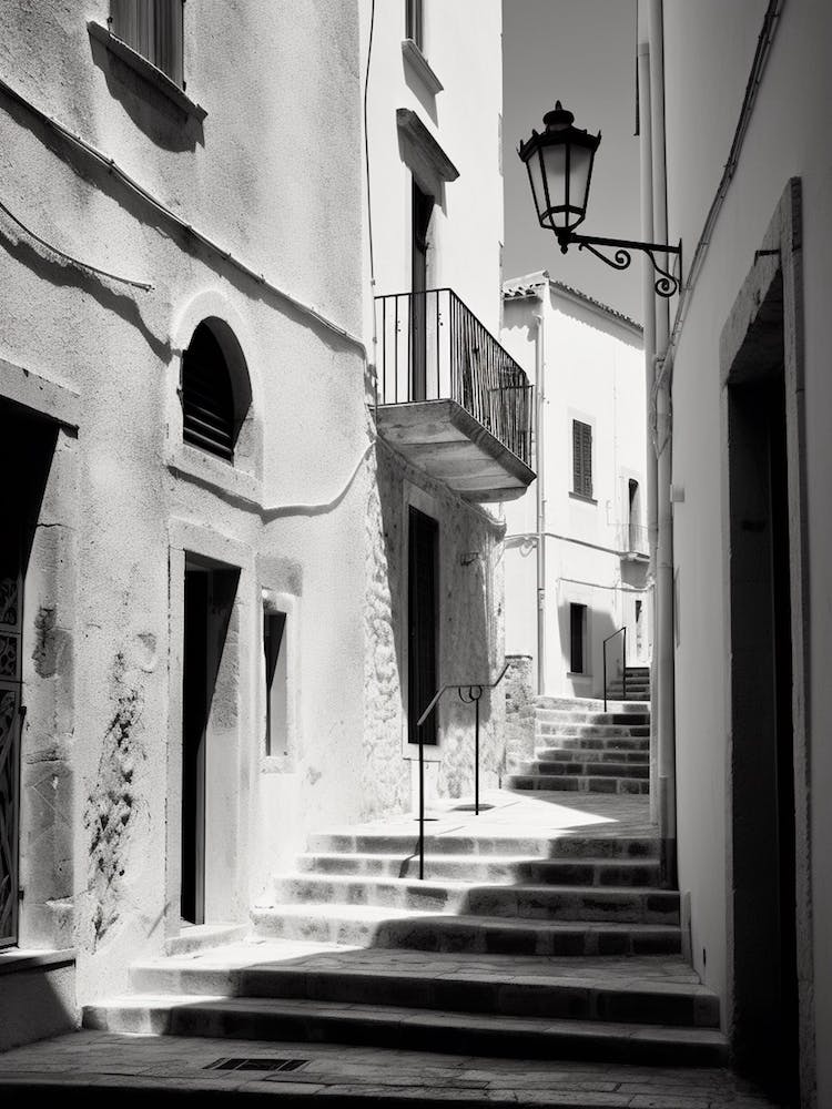 Alghero, Italy,  Black And White Analogue Photography  3