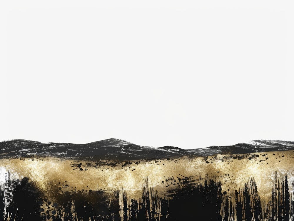 Gold And Black Canvas Print 61