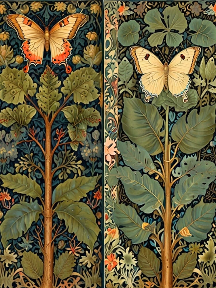 William Morris Butterflies 1