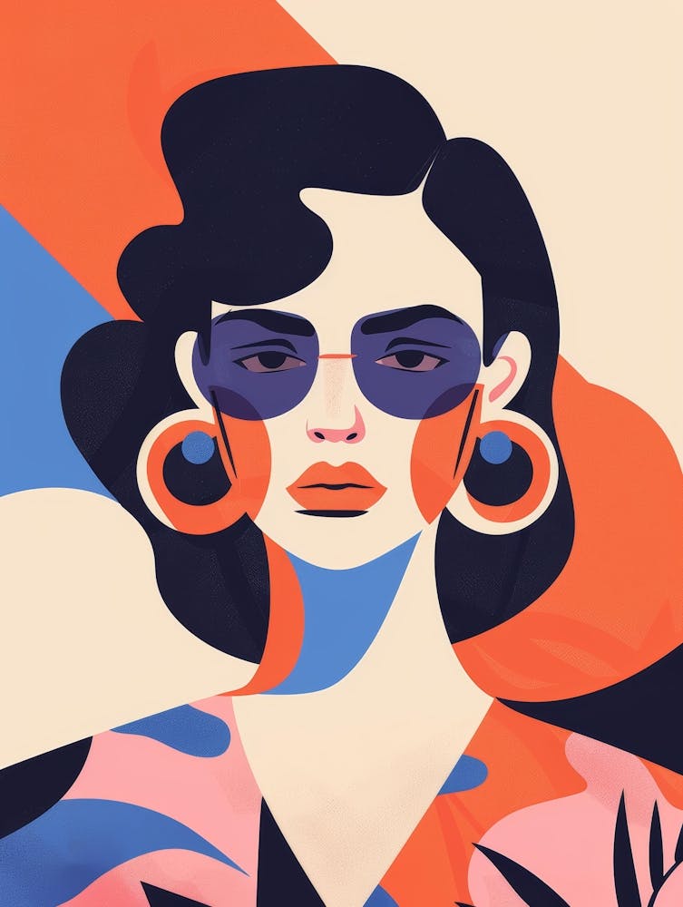 Abstract Portrait Of A Woman 51