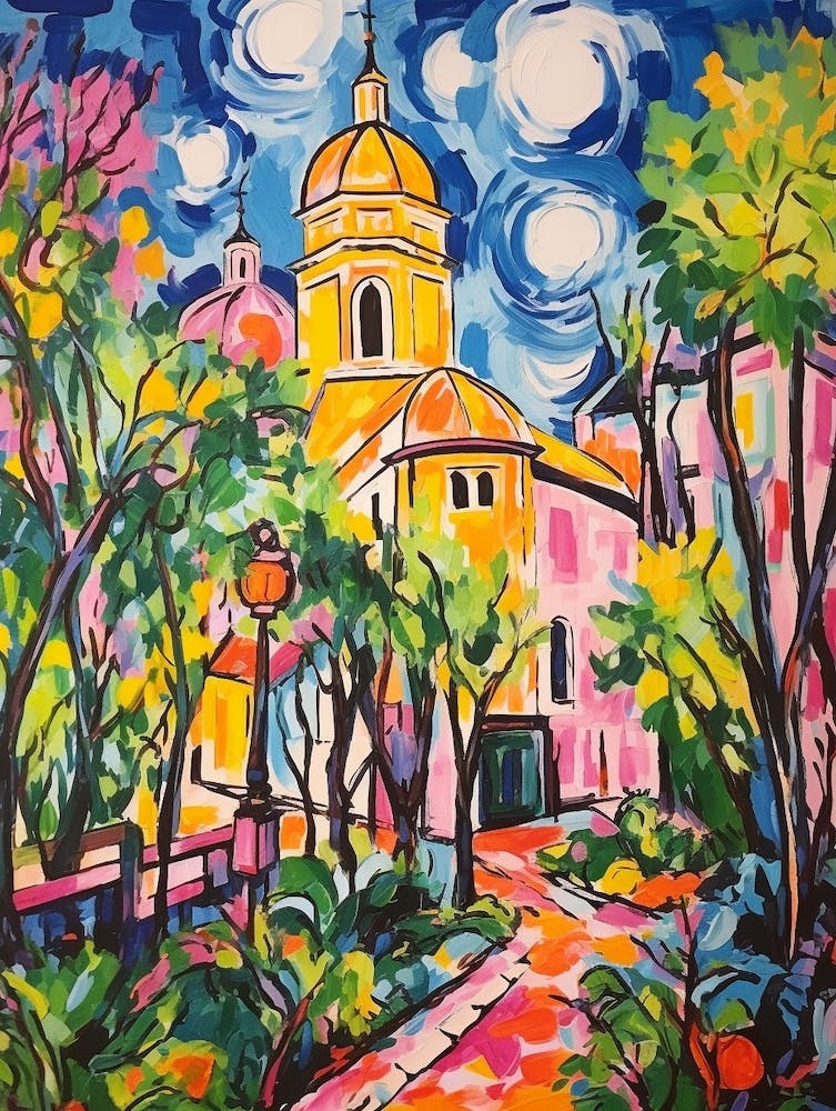 Modena Italy 2 Fauvist Painting