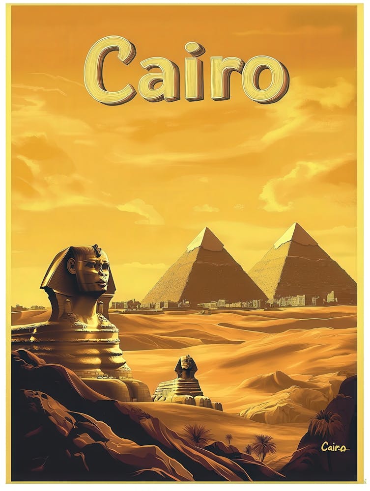 Aihrgdesign A Vintage Travel Poster Of Cairo Featuring The Ic 408cd0f4 Ebf6 4d1f 8dfb 48962a665d72 0