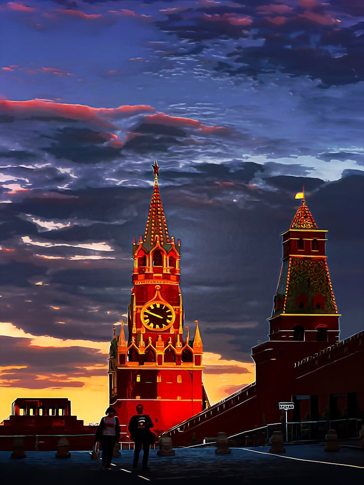 The Sun Sets On Red Square