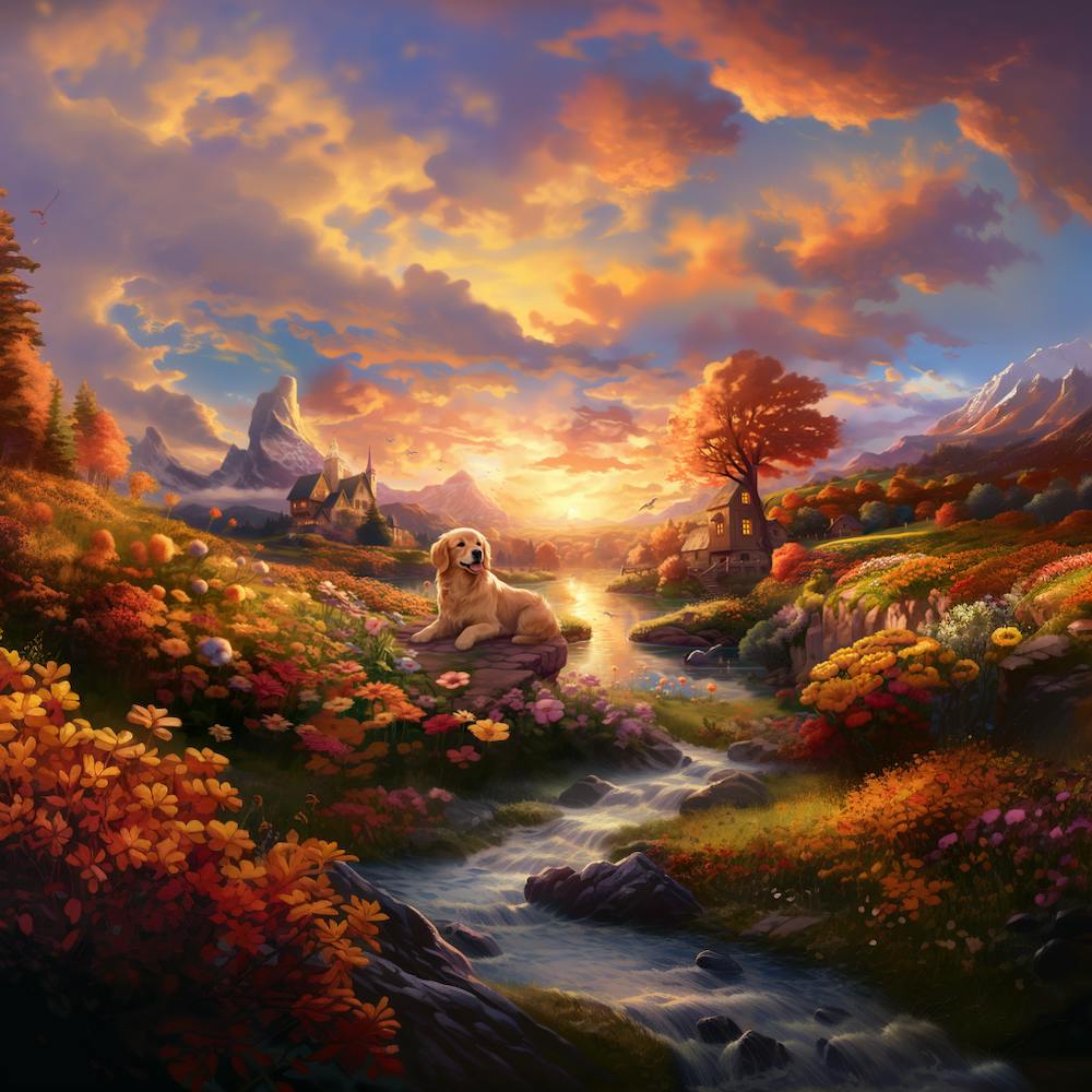 Golden Retriever Heaven