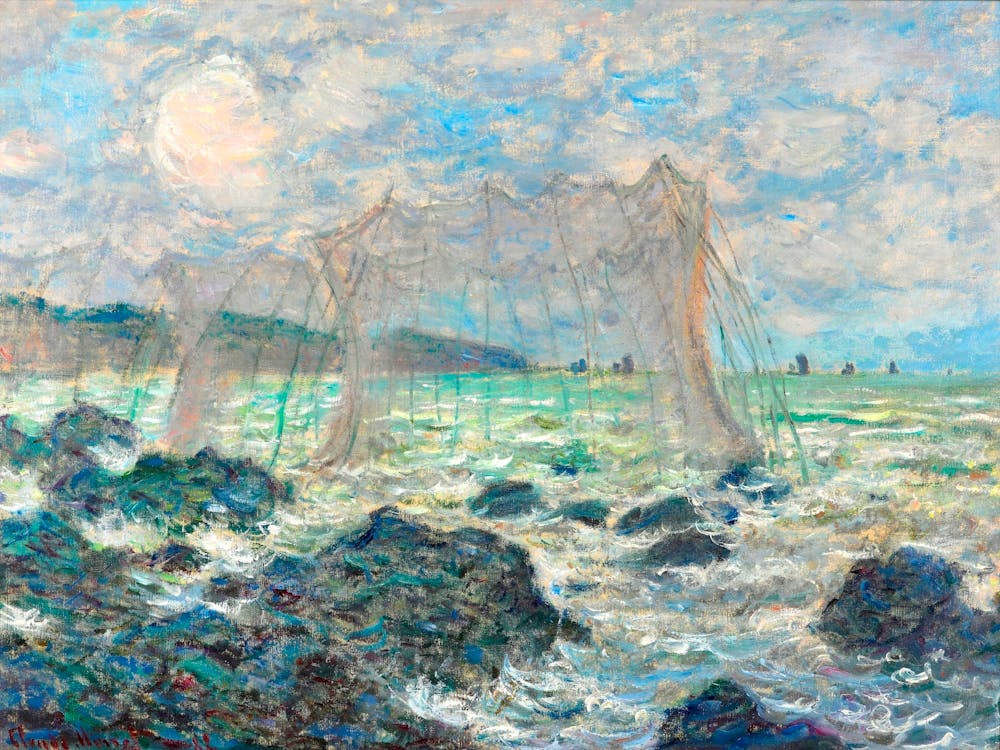 Claude Monet Fishing Nets In Pourville