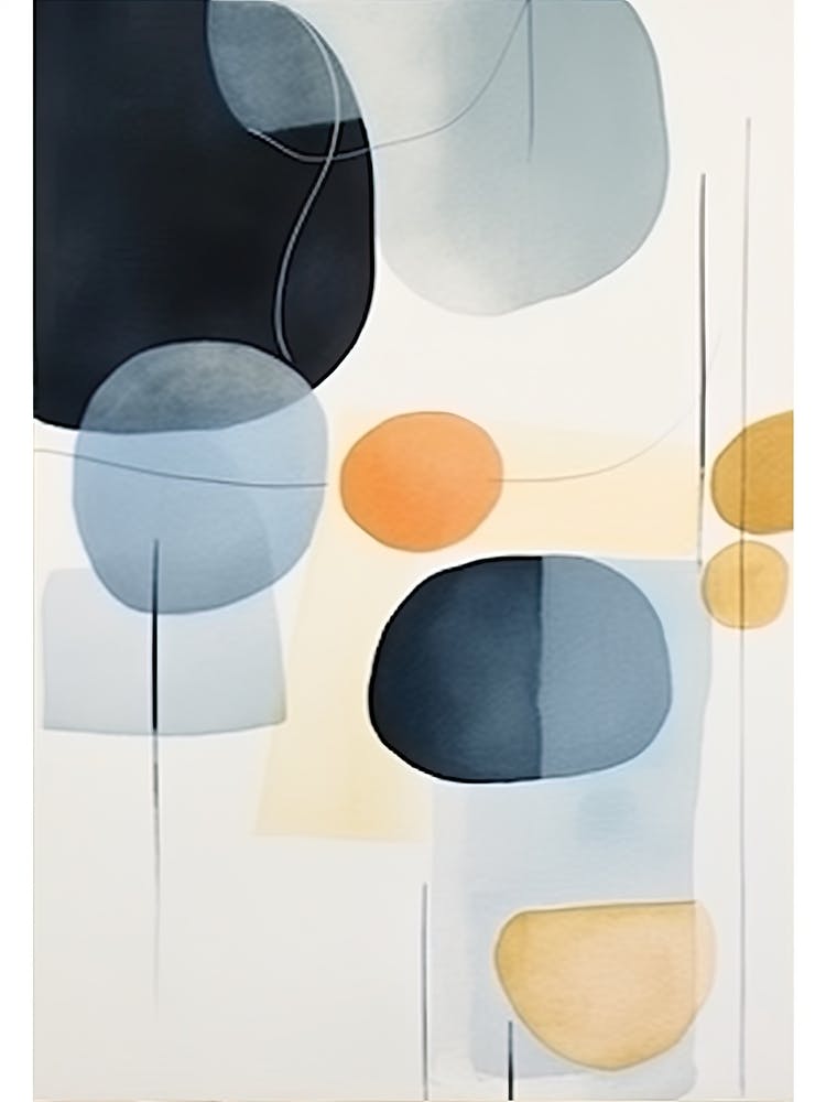 Soft Blues Abstract 2