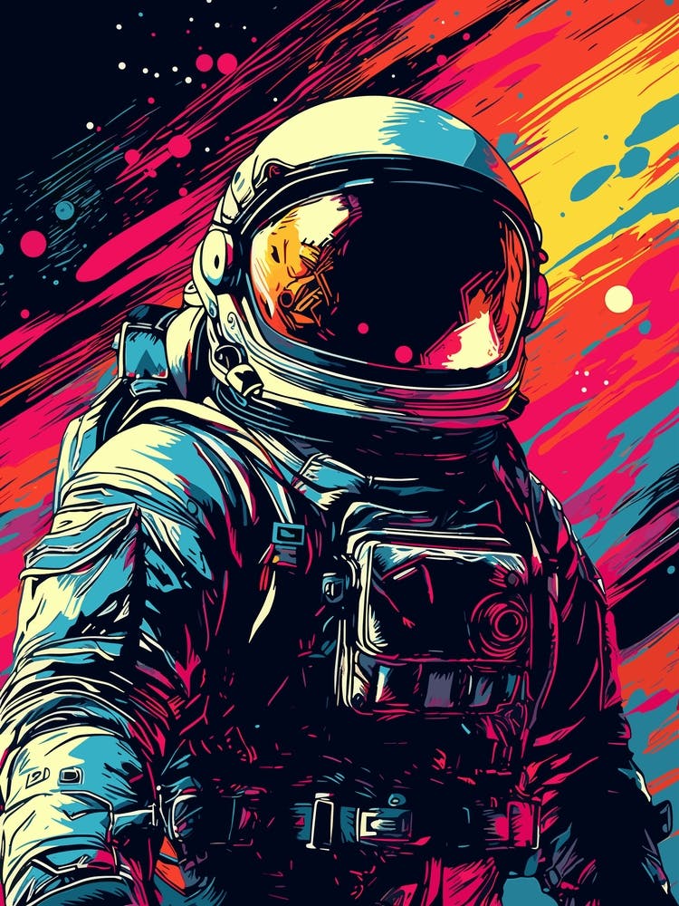 Astronaut In Space 5