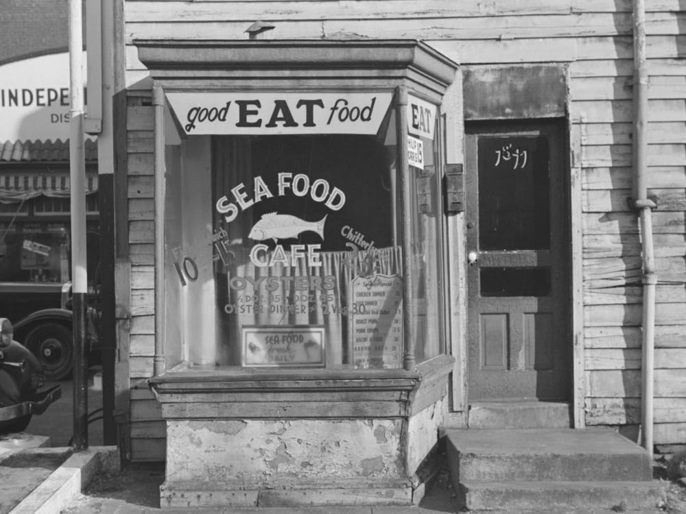 Untitled Photo, Possibly Related To Shoe Shop, L Street, Washington, D C By Russell Lee