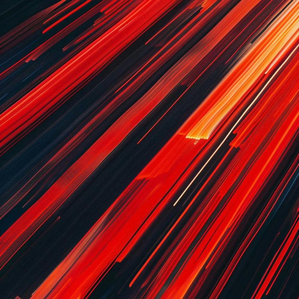Abstract Red Light Streaks