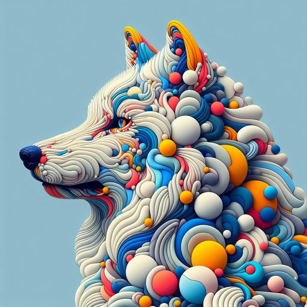 Abstract Wolf