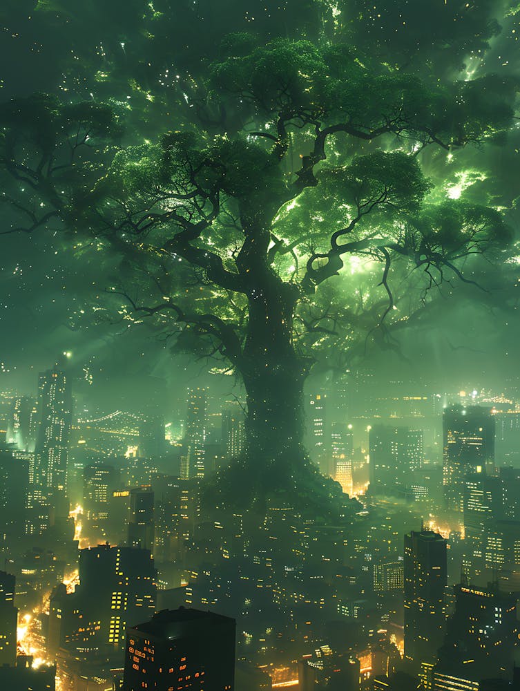 Skurriler Baum in der Stadt 10