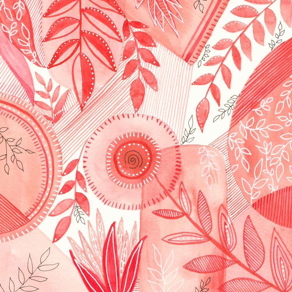 Watercolor Improvisation 10 Line