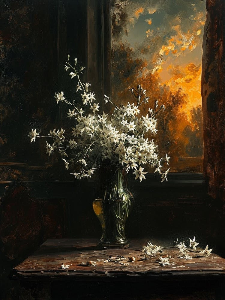 Baroque Floral Still Life Edelweiss 3