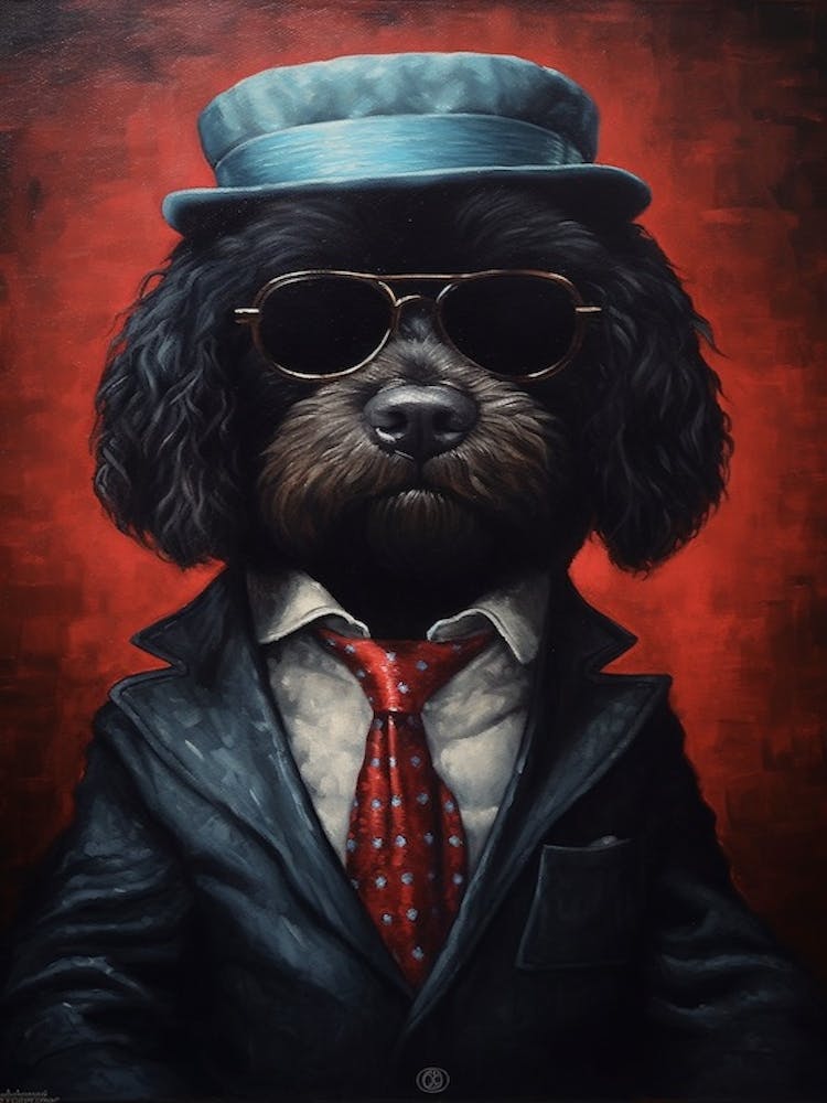 Gangster Dog Portuguese Water Dog