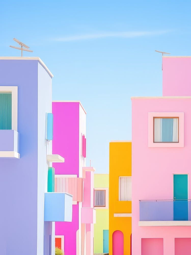 Porto Cesareo, Italy Colourful View 2