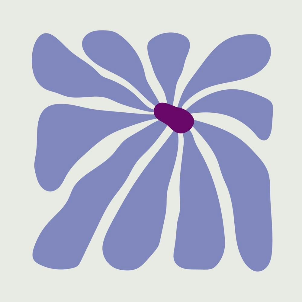 Lila Blume 1