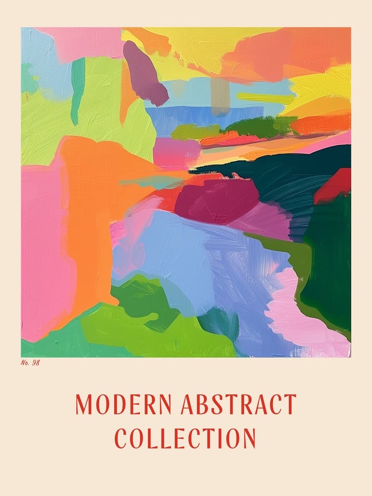 Modern Abstract Collection Poster 98