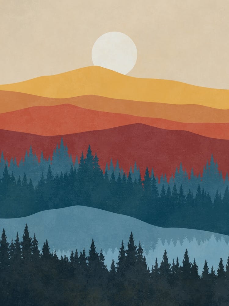 Sunset In The Mountains 17