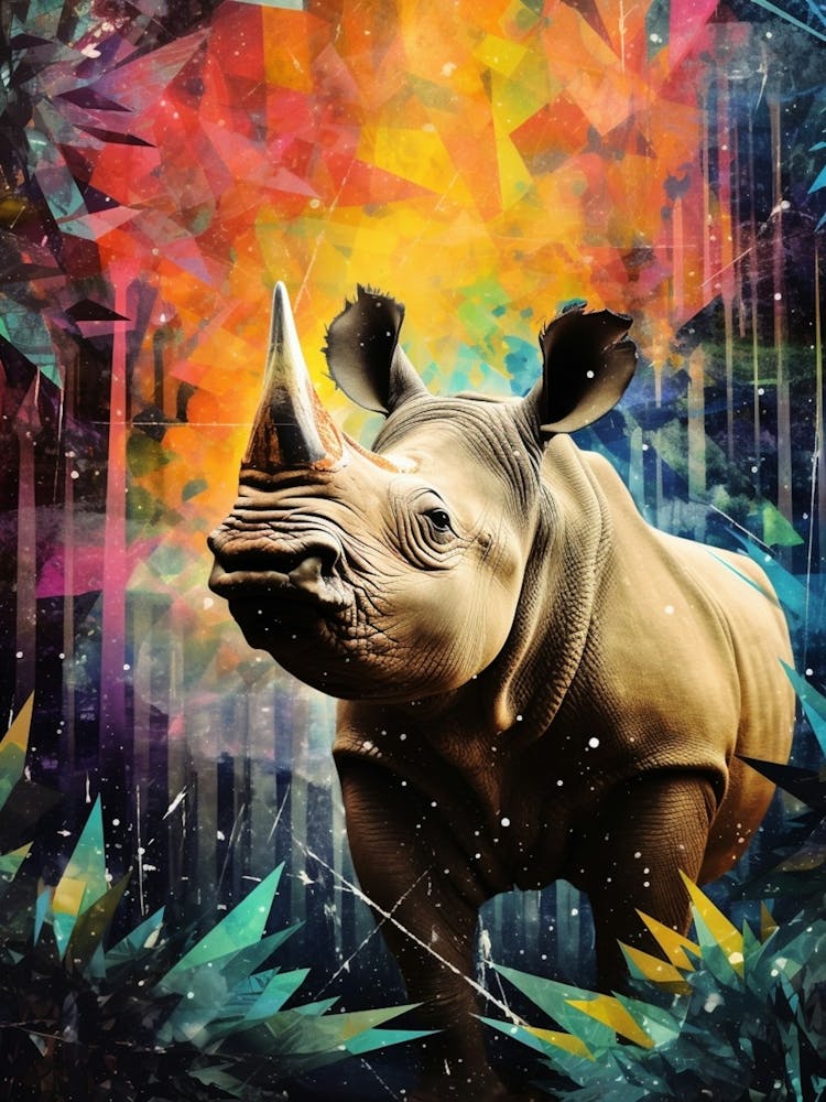 Rhino Geometric Collage 4