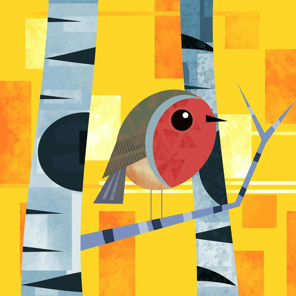 Robin Redbreast on Branch