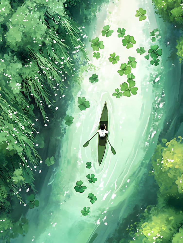 Stunning Rowboat on the River 1