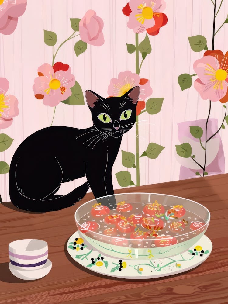 Cat And Jell O 5