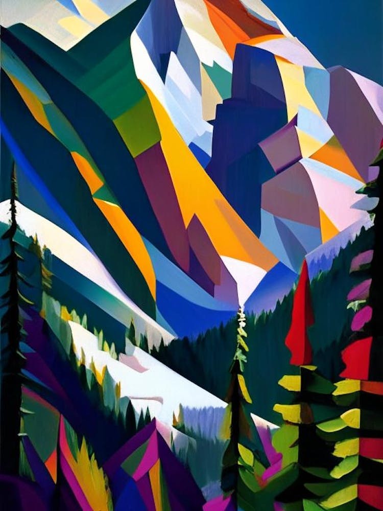 Banff National Park Canada Cubo Futuristic