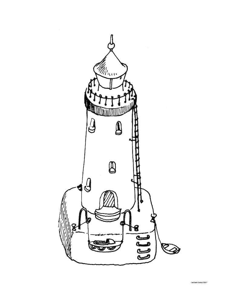 The Moomin Drawings Collection Lighthouse