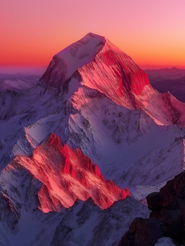 Sunrise Over The Mountains 1