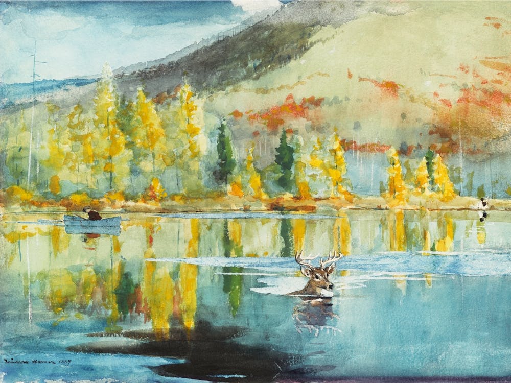 An October Day, Winslow Homer