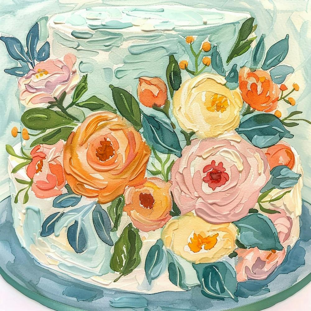 Cake With Flowers