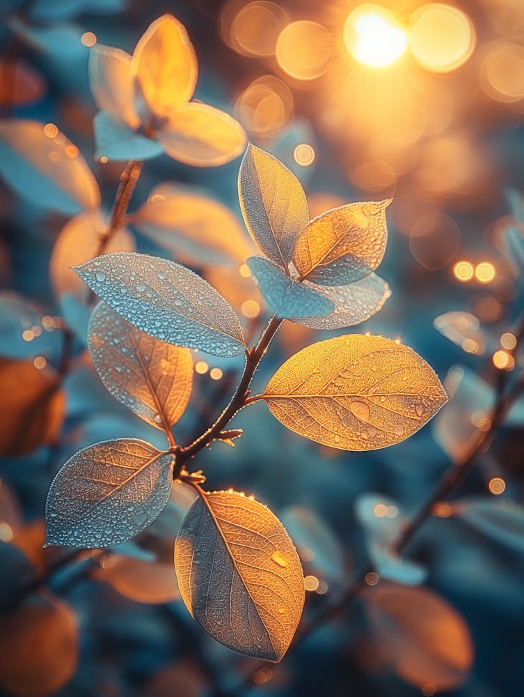 Autumn Leaves sunset