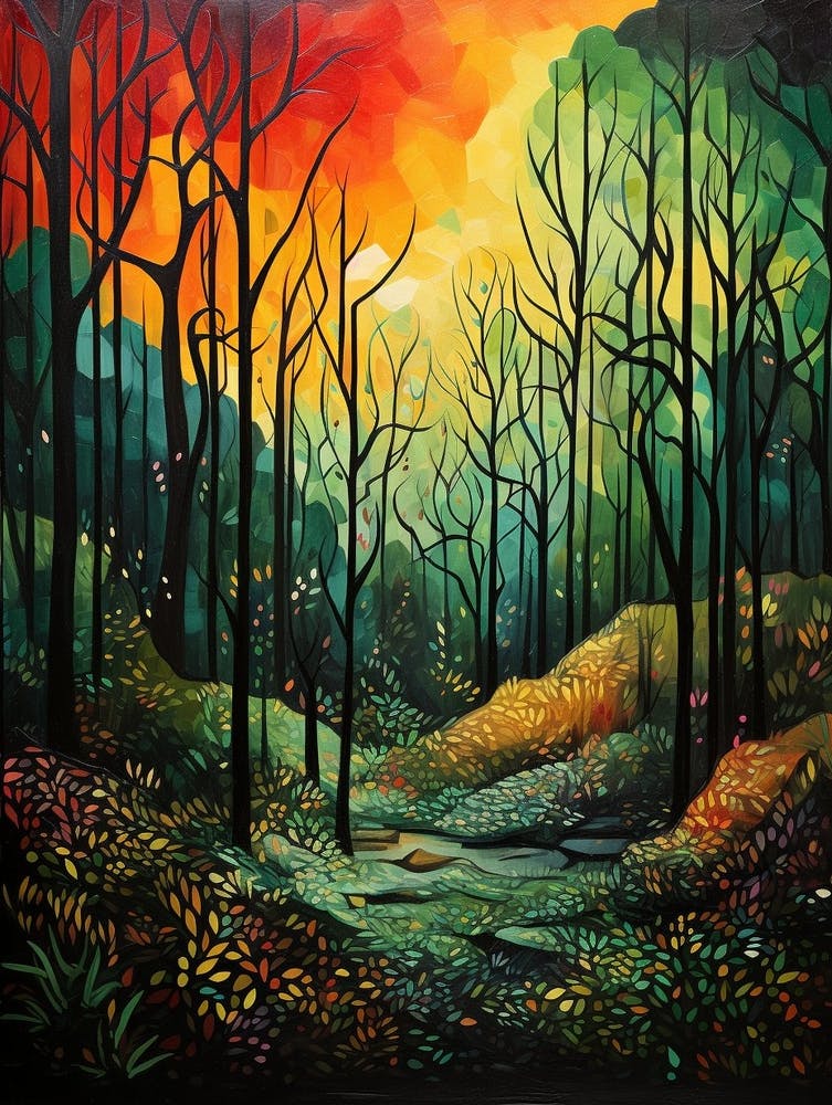 Forest Abstract Minimalist 12